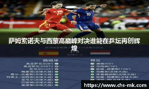 萨姆索诺夫与西蒙高巅峰对决谁能在乒坛再创辉煌